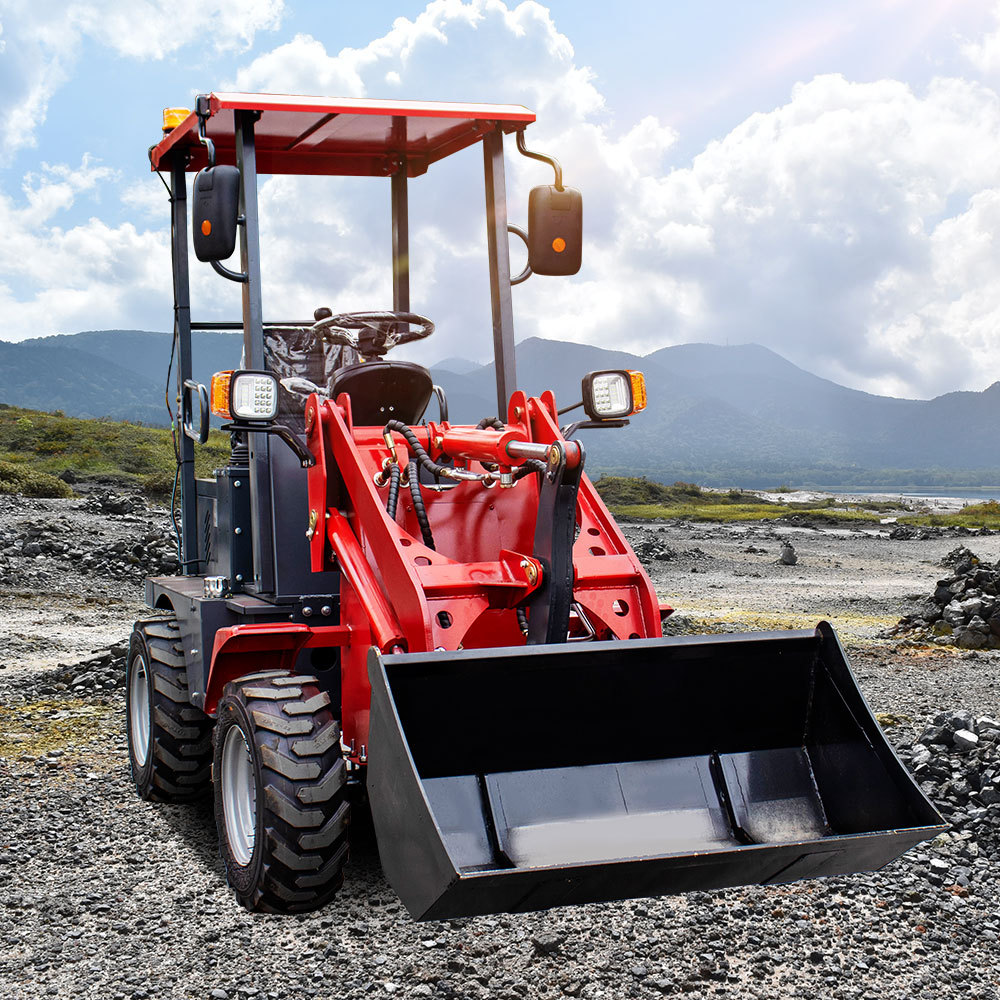 电动轮式装载机 HT150E 400kg电动铲车价格 小型铲车厂家现货供应