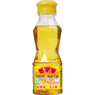 食用油 烹 粮油 炒 炸 煎 鲁花5S压榨一级花生油200ml物理压榨