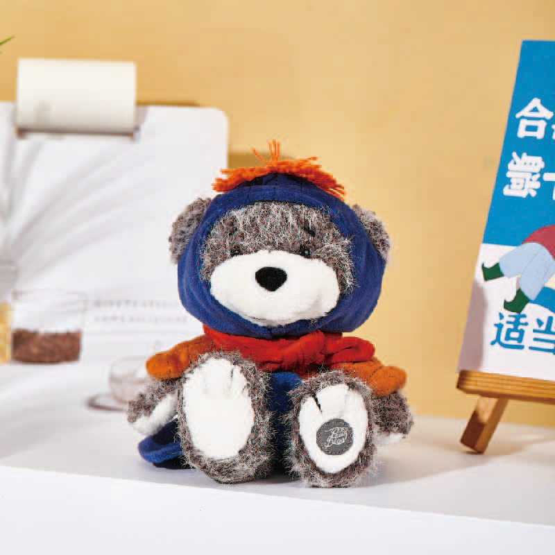 秦始皇兵马俑PataBear小熊毛绒玩具公仔可爱玩偶挂件钥匙扣礼物