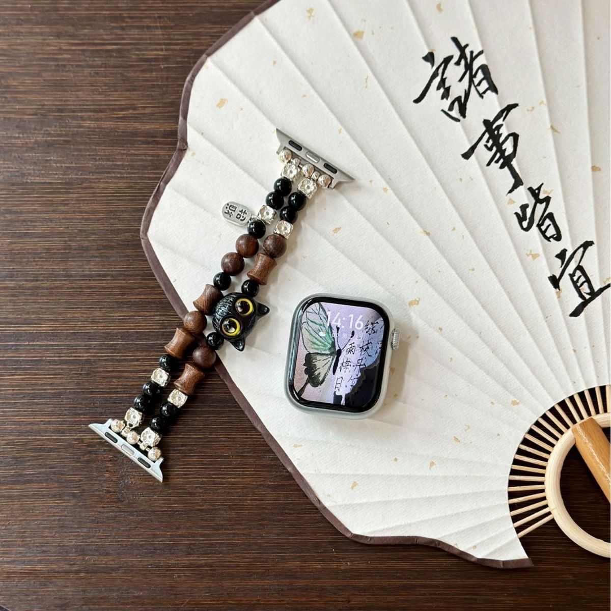 适用适用VIVO WATCH GT手表表带竹节小猫手链WATCH5表带手链 iQOO