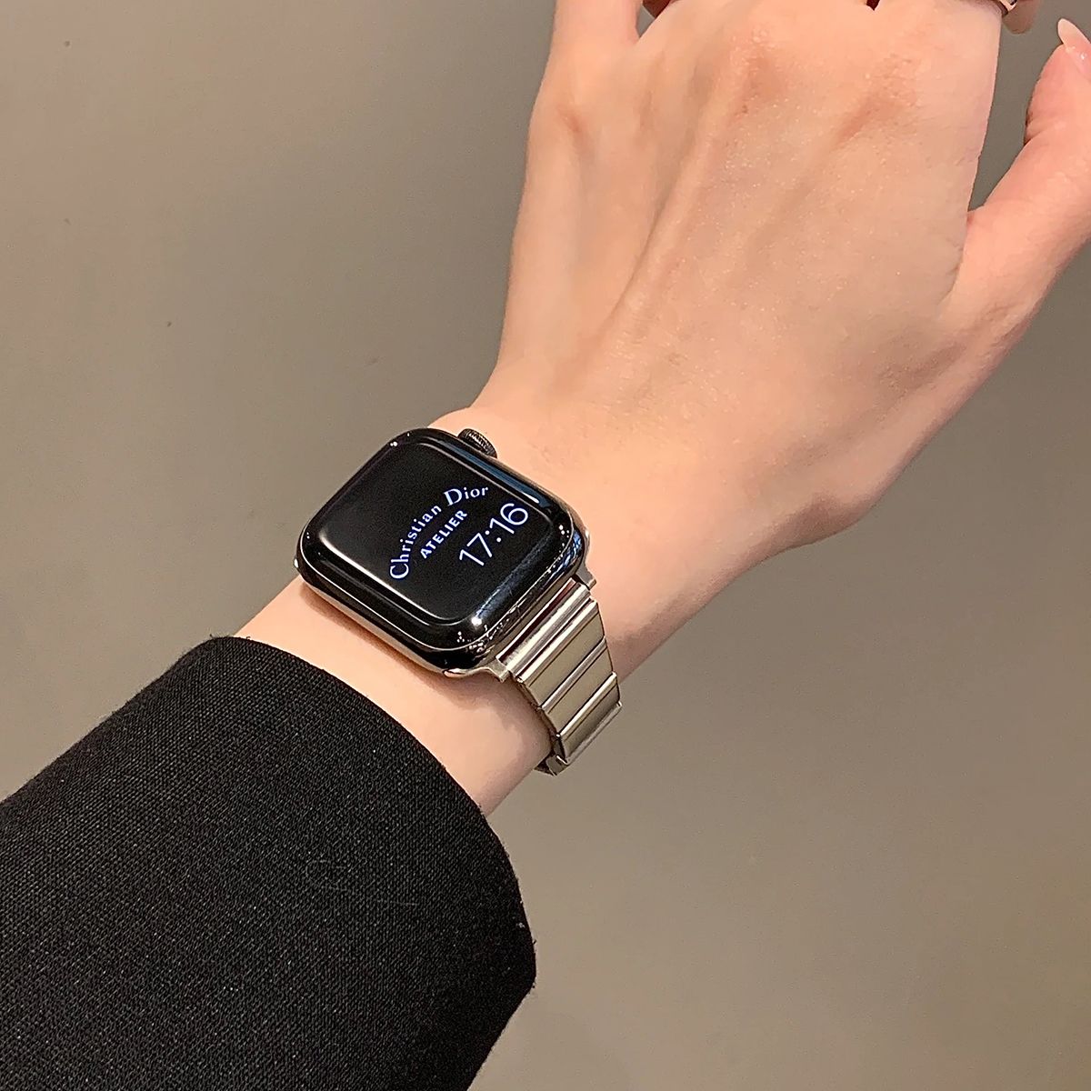 高级不锈钢GT6新款华为GT54手表表带GT3pro金属男女fit适用watch5