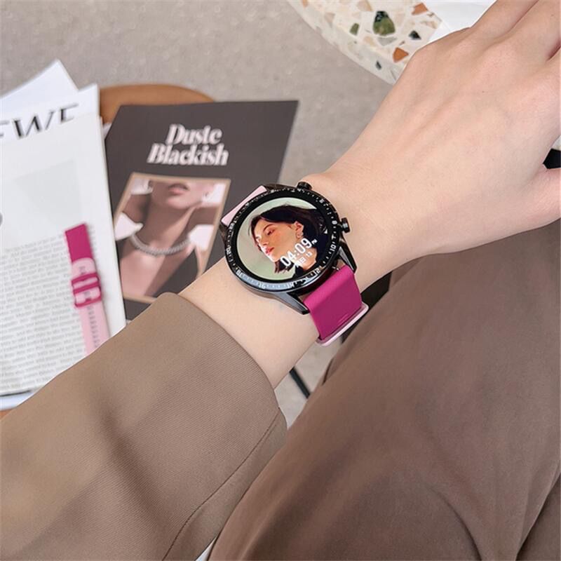 适用华为GT6表带gt5/4硅胶舒适简约watch34柔软荣耀magic男女运动