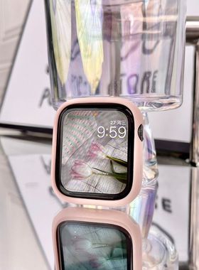 适用S10华强北s9表壳ultra苹果手表Appleiwatch8软硅胶保护套全包