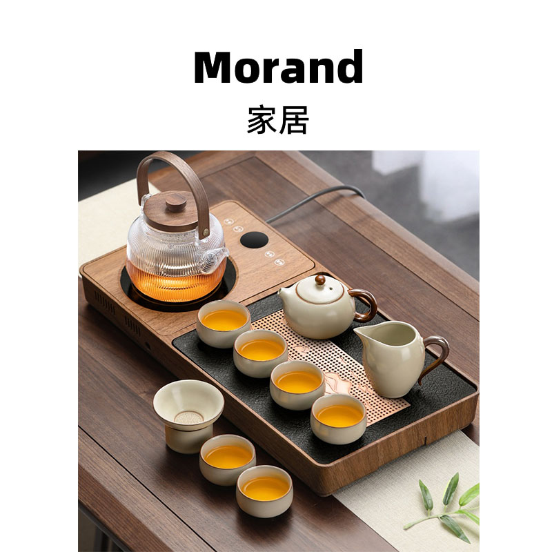 Morandi茶具轻奢高档客厅汝窑