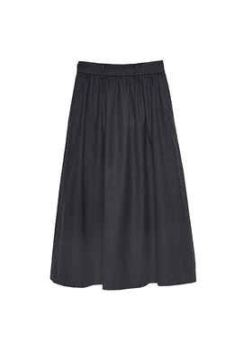 PINZ HOW羊毛A字休闲百搭大伞裙