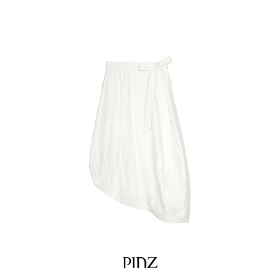 PINZ HOW优雅高腰A字花苞半裙