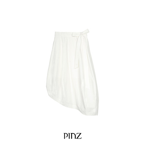 PINZ HOW优雅高腰A字花苞半裙