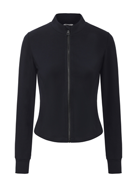 PINZ HOW原创胶囊立领上衣高弹四面弹棉短款修身拉链运动外套小众