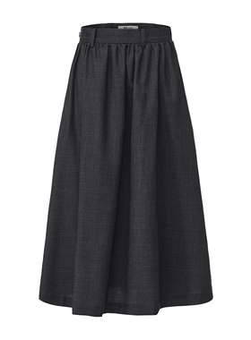 PINZ HOW原创设计绵羊毛混纺西装面料四季可穿百搭蓬蓬大伞裙