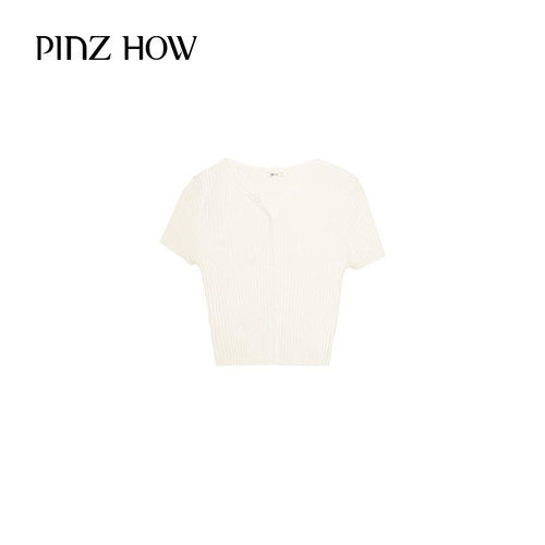 PINZHOW羊毛v领羊毛衫美利奴