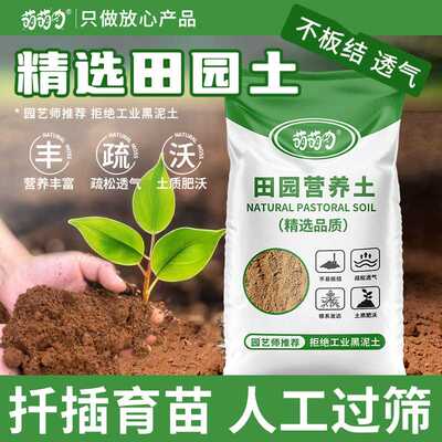 盖土网优质田园种植土纯正盆栽