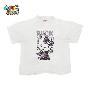 摇滚猫咪短袖 插画师原创 后朋克设计感学生百搭女 standard Non