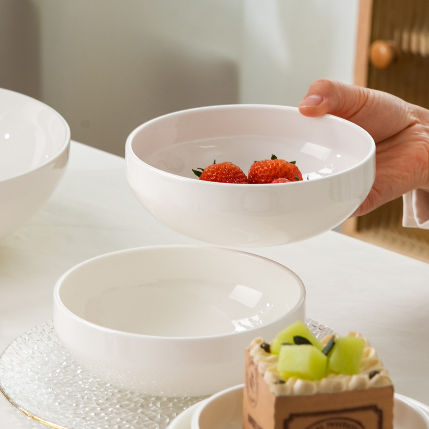 严选高档纯白骨瓷飞碟浅碗小料碗蘸料碗小饭碗汤菜碗无铅镉陶瓷碗,餐饮具,碗,淘宝优惠券,粉丝福利购,淘宝优惠卷