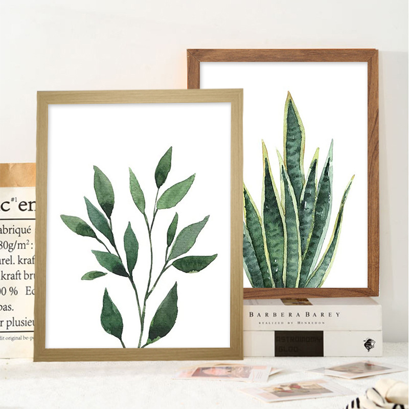 源头简约组合画框8寸A4照片墙10寸摆台实木相框