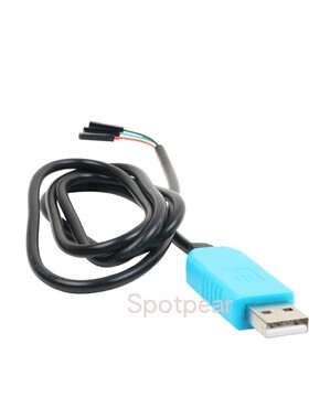 树莓派USB串口调试线PL23y03 USB转TTL 4PIN杜邦线
