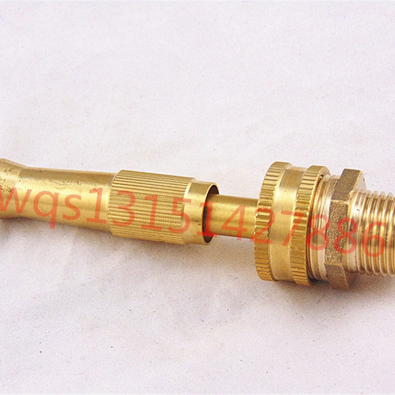 四分外螺纹e接口 全铜高压直喷嘴可调节洗车水枪 浇花清洁喷头水