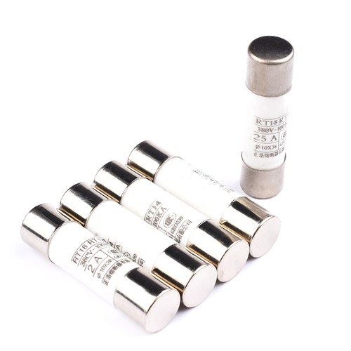 R015熔断器RO15/RT18 1A2A5A10A16A20A25A32A陶瓷保险V丝管10*38m