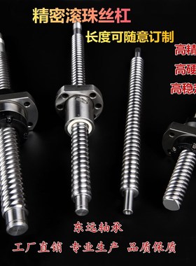 精密滚珠丝杆1204 1605 2005 2505  金属返向器丝杠螺Z母t16轴承
