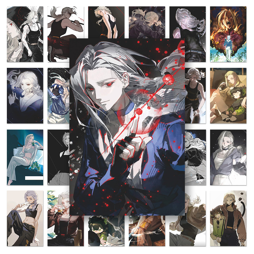 108张鹿野二次元日式动漫帅气贴纸罗小黑战纪人物帅气周边桌面diy,文具电教/文化用品/商务用品,贴纸/立体贴纸,淘宝优惠券,粉丝福利购,淘宝优惠卷