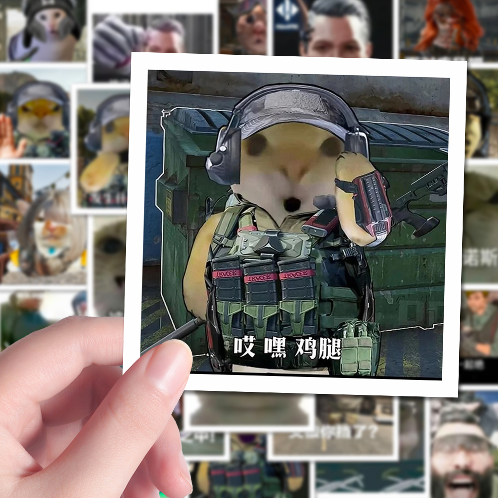 160张热门三角洲行动表情包贴纸游戏抽象沙雕梗图玩家专属贴画diy