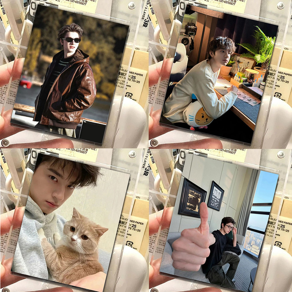 林一小卡】18张氛围感拍立得男友力爆棚我与爱同谋自制精美明信片 - 实物图