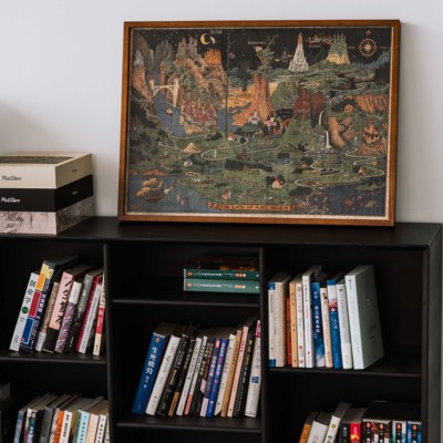 双面水曲柳实木手工拼图框