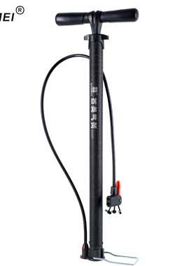 6435打气筒自行车家用小型高压便携式电动电瓶车通用气管子充气筒