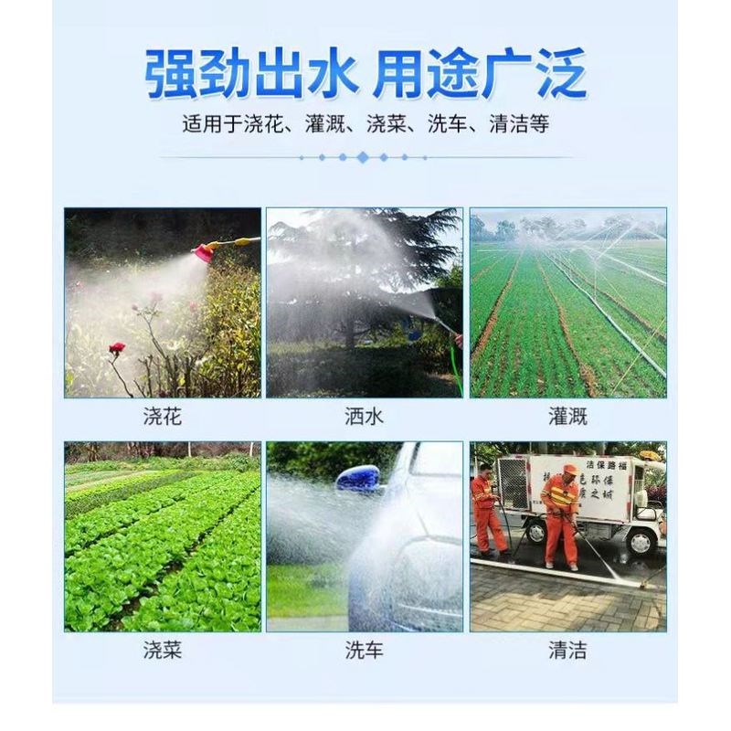 农用果树打药机手提充电式大功率A高压隔膜抽水双泵洗车电动喷雾
