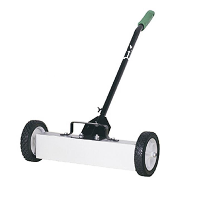 磁性工具地面清道夫行走手推式吸铁车除铁器厂家轻型24英寸