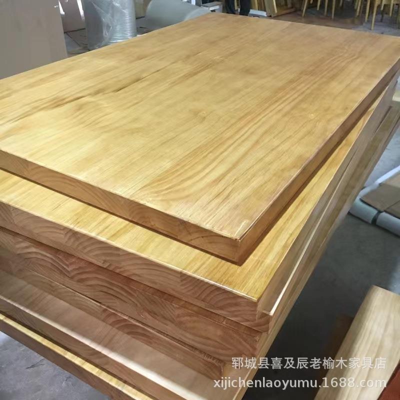 老榆木门板实木板材做旧拼接老木板家居楼梯踏步板纹理实木板材