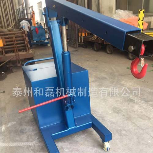 FPD-2T手动液压小吊车配重式液压小吊车手动旋转折臂吊