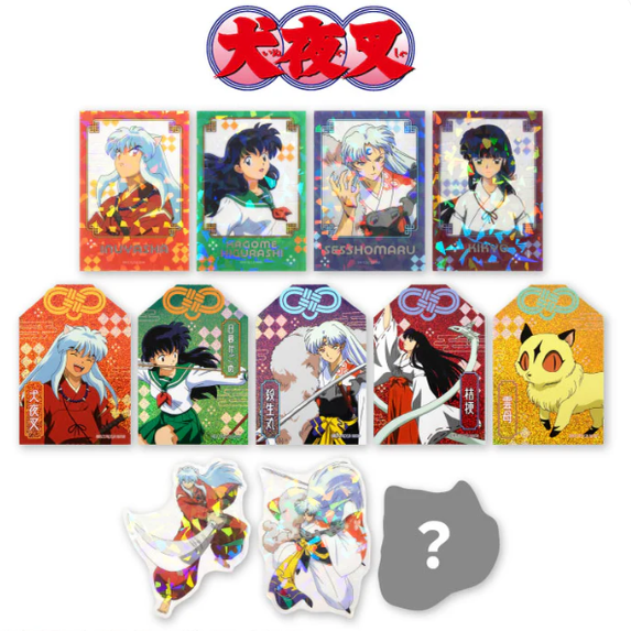 【次研屋预售】THM 犬夜叉 镭射闪贴纸 吧唧徽章 亚克力挂件