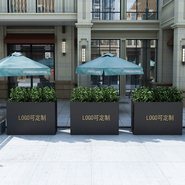 户外花箱组合广场绿化售楼部商业街花坛室外隔断铁艺花槽景观花箱,橡塑材料及制品,其他塑料制品,淘宝优惠券,粉丝福利购,淘宝优惠卷