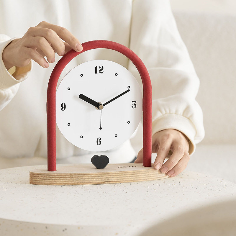 wozoom屋准卧室台钟装饰品桌面摆件客厅电视柜创意座钟玄关摆件,橡塑材料及制品,其他塑料制品,淘宝优惠券,粉丝福利购,淘宝优惠卷