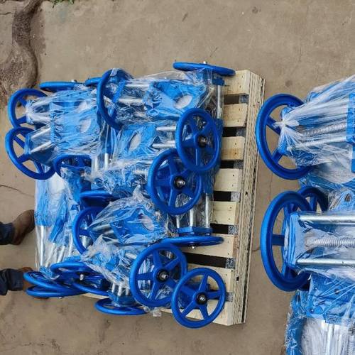 浆液阀 手动闸板阀 铸铁对夹式刀型闸阀门 Z73X-10 软密封浆液阀