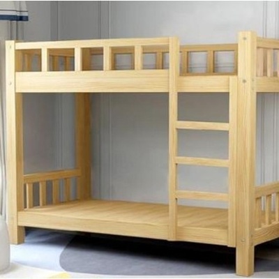 学生上下铺床实木学生公寓床学生松木床宿舍床职工民宿床旅社