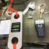 Cap 50000kg无线拉力计100吨配手持仪表测力仪船厂数显200t测力计