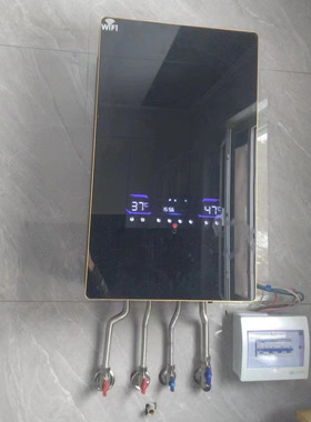 匠奥电壁挂式锅炉采暖洗浴两用玻璃面板手机APP控制16KW供暖160平