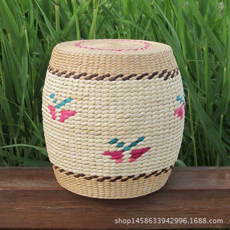草编小凳子时尚矮凳换鞋凳坐墩儿童坐凳穿鞋凳圆凳墩子鼓墩沙发凳,鲜花速递/花卉仿真/绿植园艺,其它园艺用品,淘宝优惠券,粉丝福利购,淘宝优惠卷