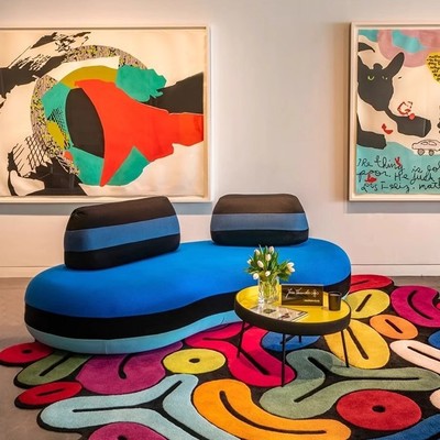 北欧罗奇堡异形创意沙发现代简约设计师ins酒店服装店接待沙发