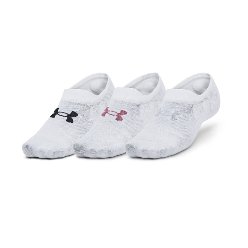 安德玛UA2025年春季新男女同款短袜浅口袜透气休闲袜 1382613-100