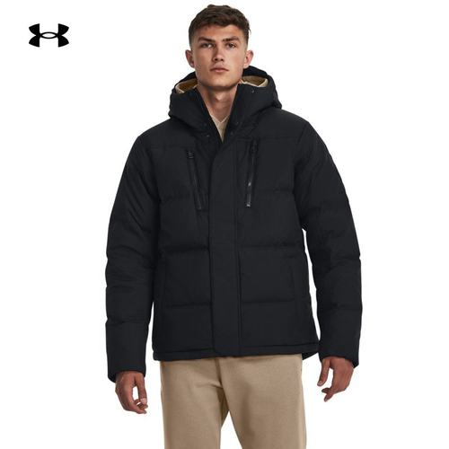 安德玛保暖短款ua羽绒服