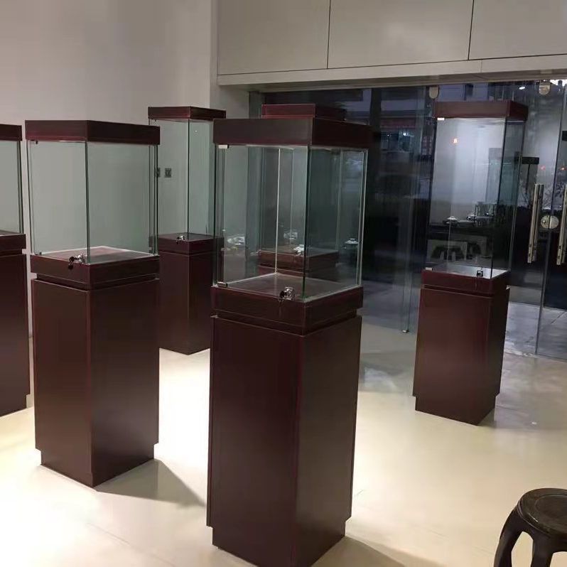 透明玻璃珠宝文物展示柜台