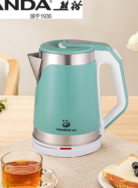 熊猫 半包胶水壶2.5L大容量加热防烫保温控温一键烧水TRSH1102