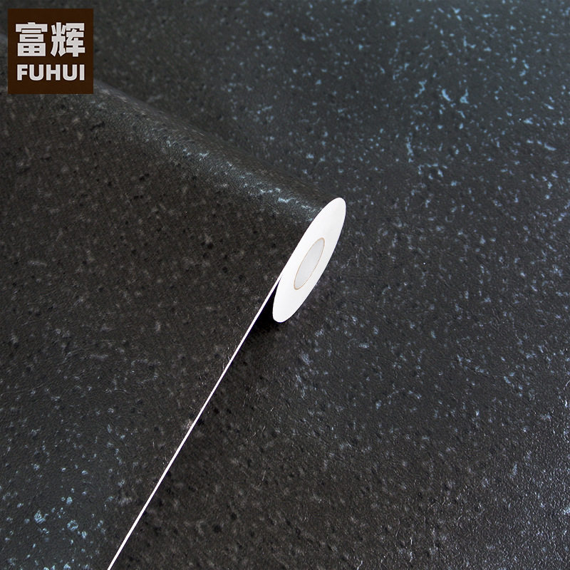 深灰色沙粒水泥风格自粘墙纸PVC壁纸翻新防水防潮导气槽墙贴HD067