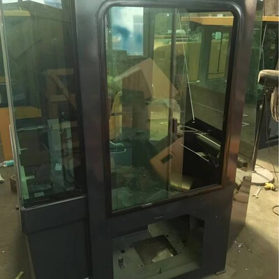 驾驶室SEM653D驾驶室装载机铲车发动机护罩山工655D驾驶室 (1)