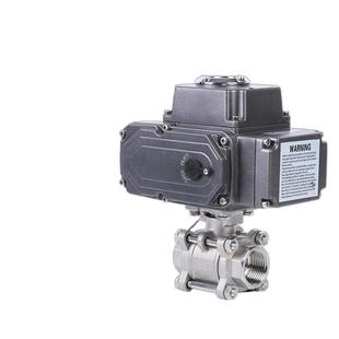 16P DN15 电动不锈钢三片式 开关型 DN100 球阀 Q911F