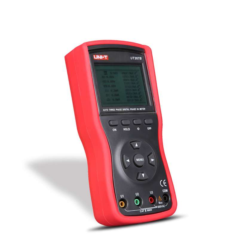 工业品优利德UT265B/UT267B智能型双钳/三钳数字伏安表相位表
