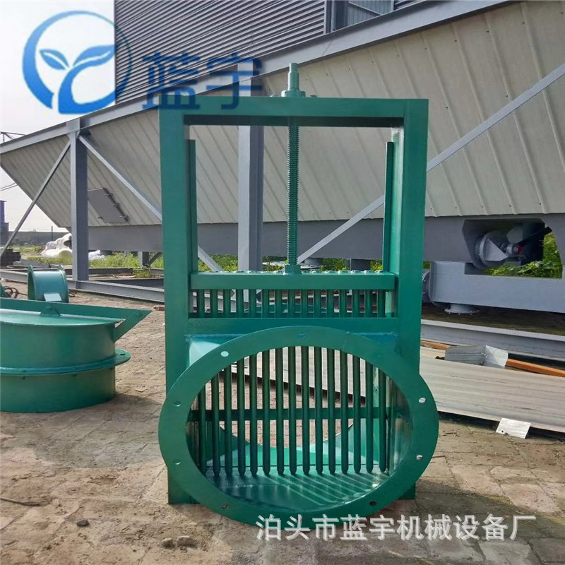 单层棒条式闸阀手动电动棒条阀900×900方口三通卸灰阀翻板阀厂家