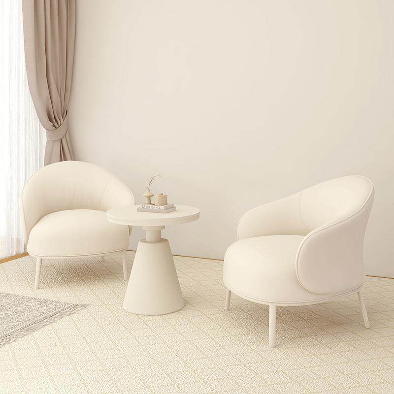 现代轻奢酒店接待沙发桌椅组合售楼部单人洽谈沙发客厅阳台休闲椅